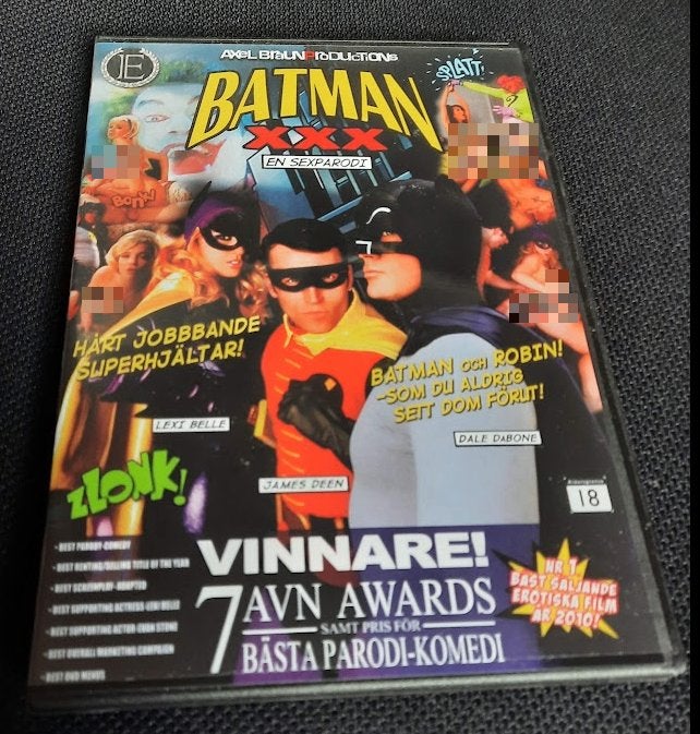 DVD Batman Parody (adultes), À partir de 18 ans, Envoi, Comme neuf