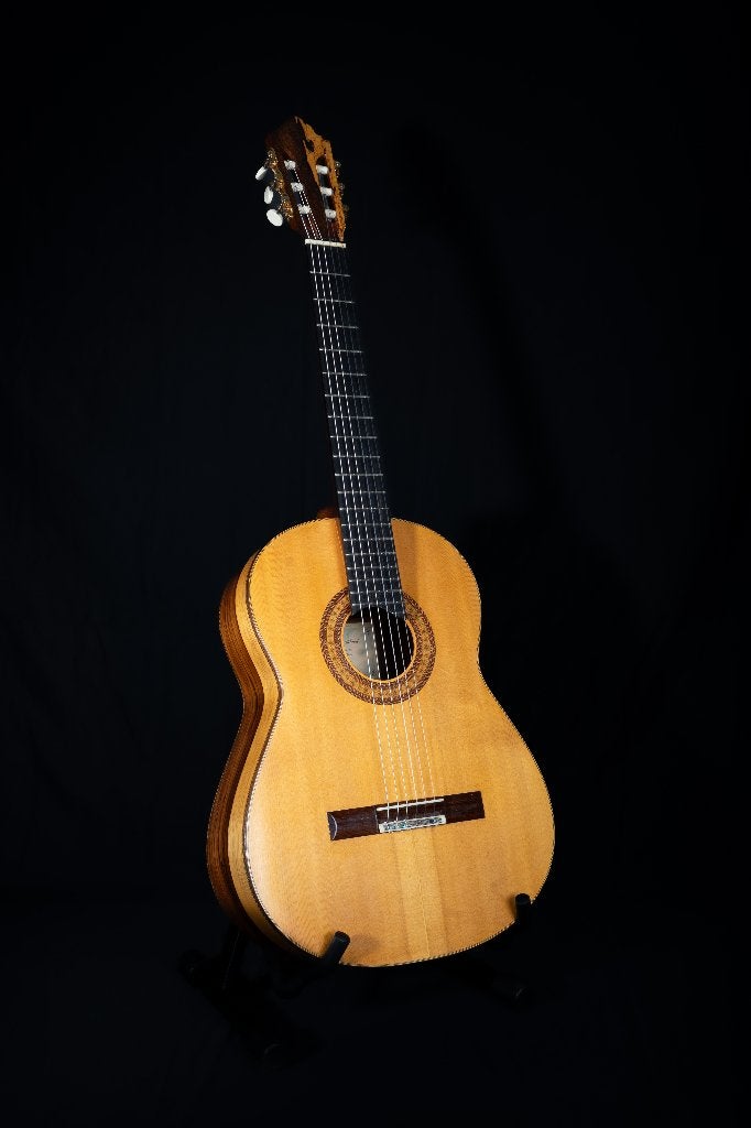Guitare classique du luthier Jorge Rapahel, modèle concert, Enlèvement, Utilisé, Guitare classique ou espagnole, Avec valise