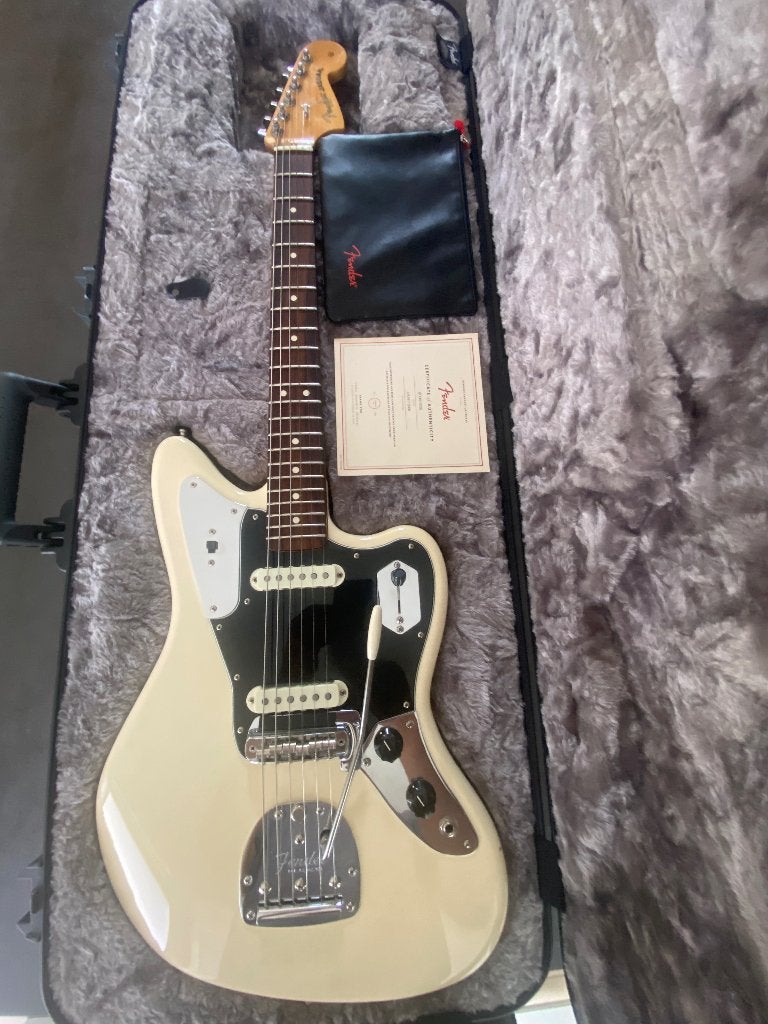 Fender Jaguar American Pro, Muziek en Instrumenten, Ophalen, Gebruikt, Solid body, Fender