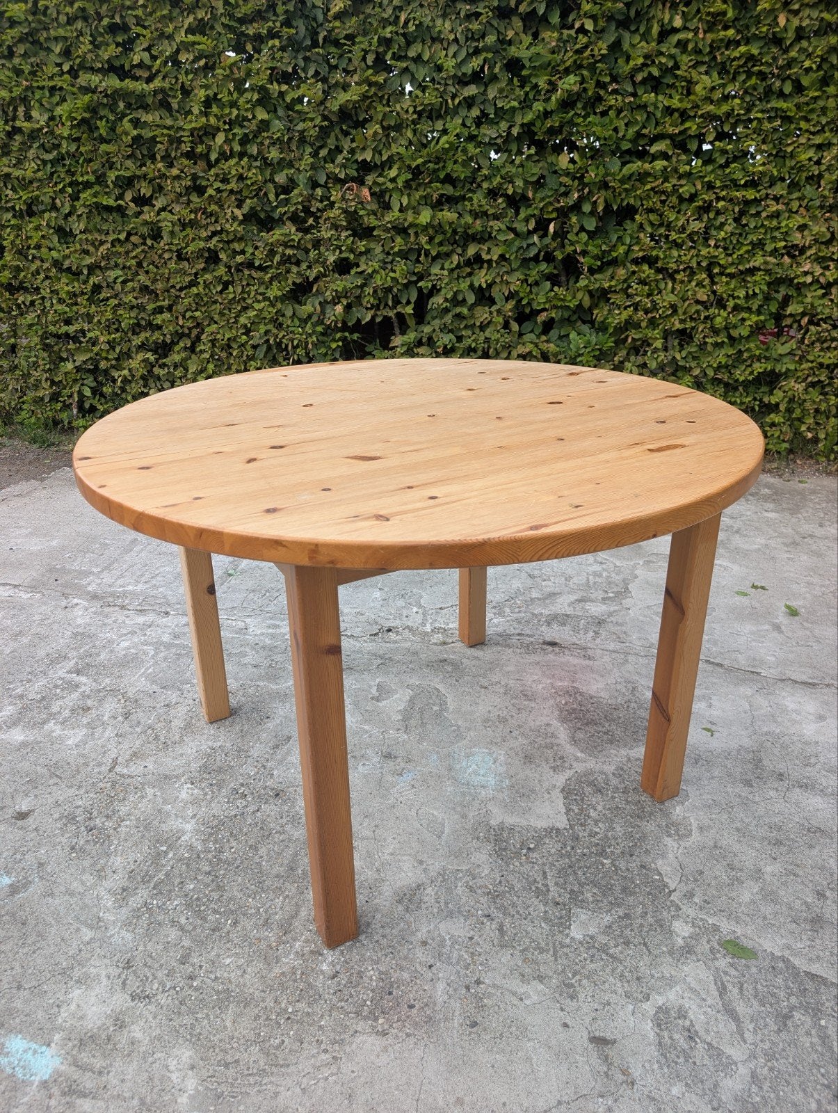 Table à manger vintage ronde/ovale, Maison & Meubles, 150 à 200 cm, Cinq personnes ou plus, Vintage, 100 à 150 cm