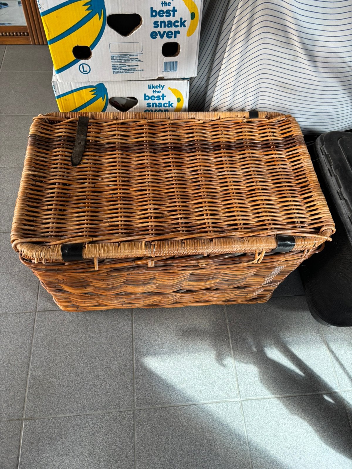 Rieten kist, Ophalen, Zo goed als nieuw