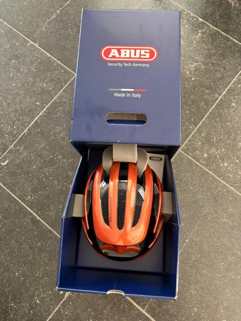 Abus airbreaker goldfish orange, Fietsen en Brommers, Ophalen, M, Jongen of Meisje, Nieuw