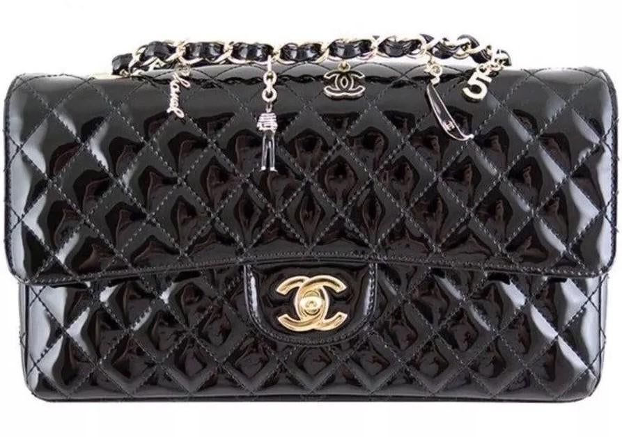 Sac à rabat classique Chanel noir en édition limitée, Autres marques, Cuir, Enlèvement ou Envoi, Comme neuf