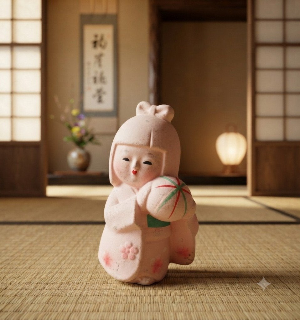 Leuke Japanse Hakata pop, Antiek en Kunst, Curiosa en Brocante, Verzenden