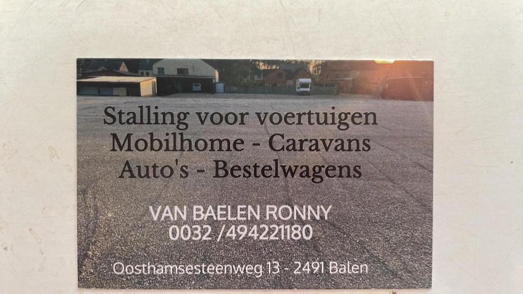 Stalling Mobilhome - Camper - Caravan