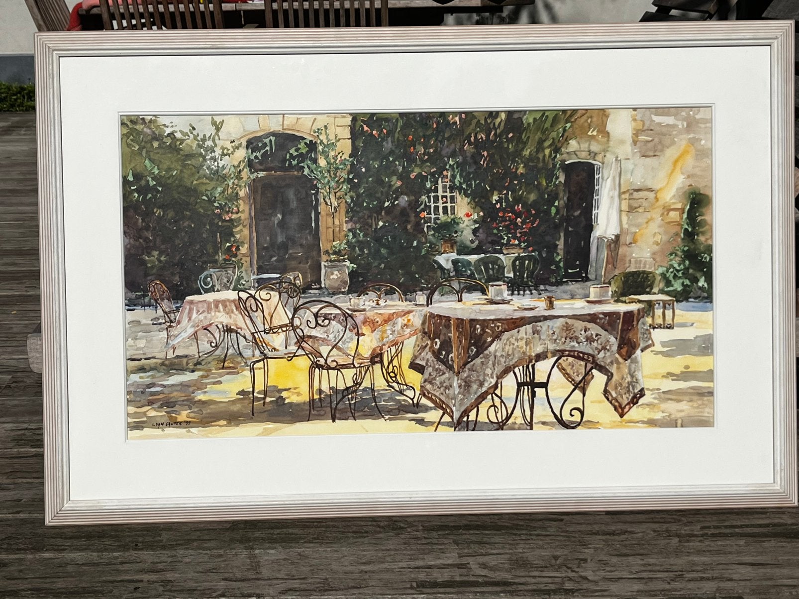 Peinture originale de Luc Van Cauter 1994, Enlèvement