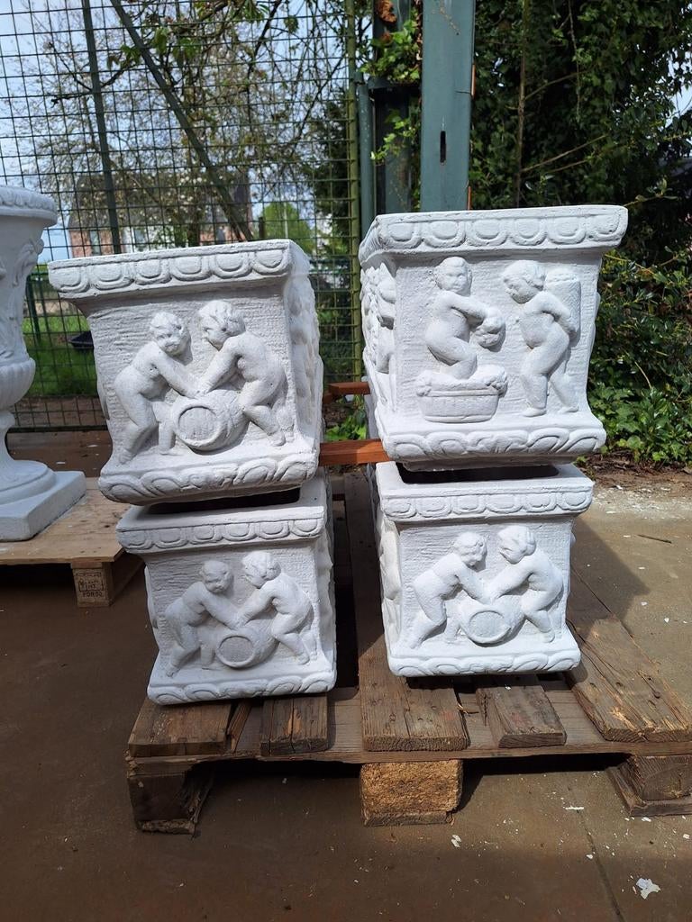 Bloembakken - beton, Ophalen