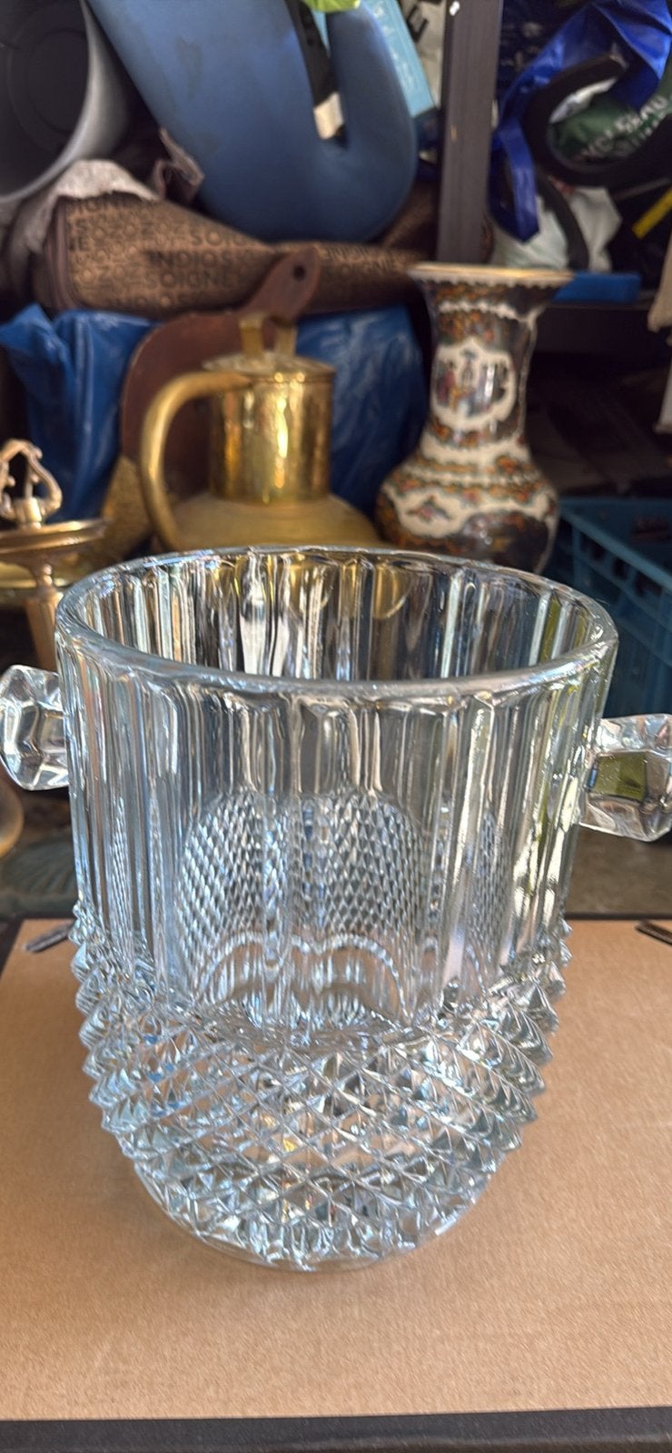 Seau à champagne en cristal de BACCARAT ancien, Enlèvement ou Envoi