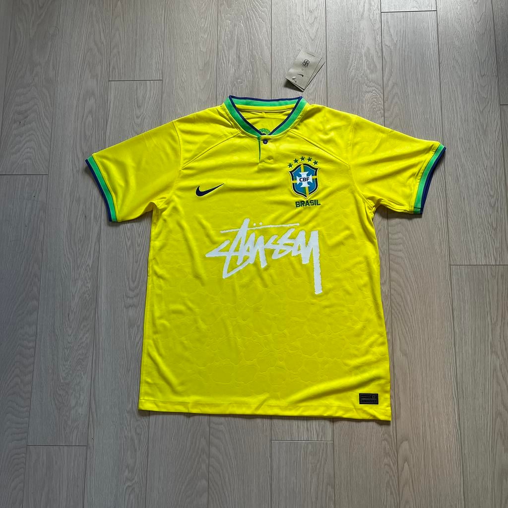 Nike x Stüssy brazil voetbalshirt, Maat M, Verzenden, Zo goed als nieuw