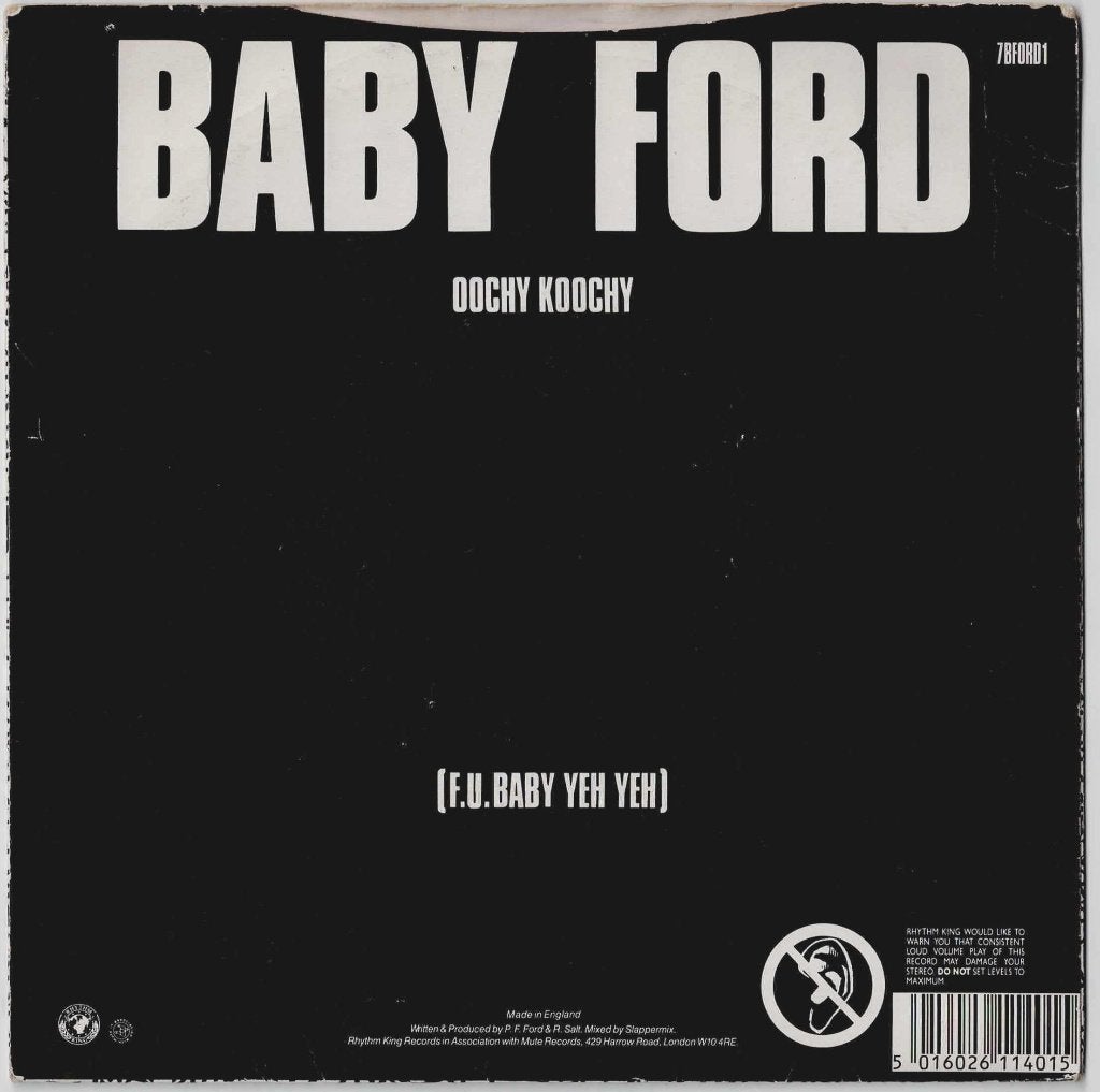 Baby Ford - Oochy Koochy - F.U. Baby Yeh Yeh Yeh, Cd's en Dvd's, Gebruikt, 7 inch, Ophalen of Verzenden, Dance en House