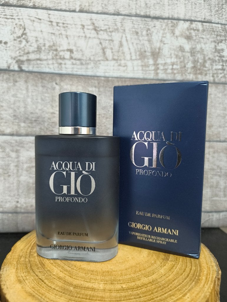 Armani Acqua Di Gio Profondo 100ml EDP - Heren parfum, Handtassen en Accessoires, Verzenden, Zo goed als nieuw