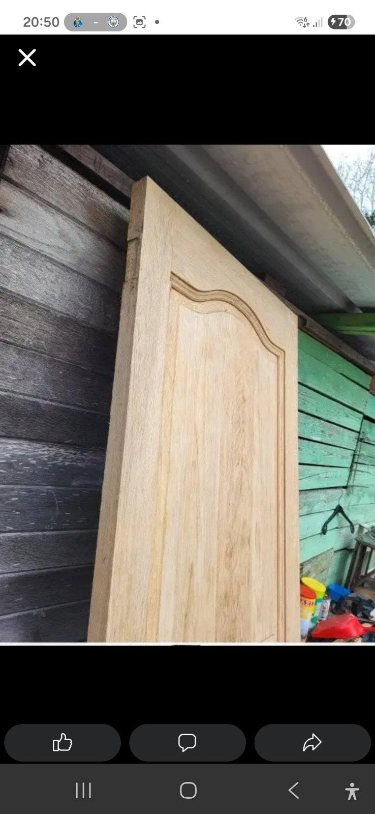 eik deur, Doe-het-zelf en Bouw, Ophalen of Verzenden