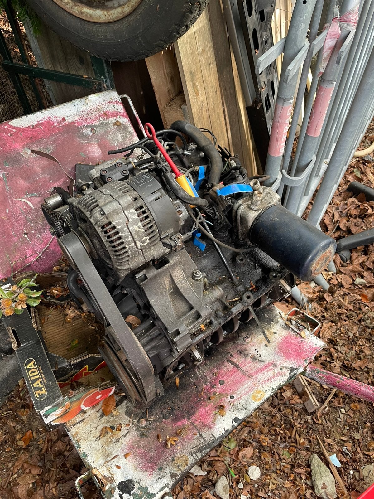 Moteur vw 1.9tdi pour pièces, Enlèvement, Utilisé, Volkswagen