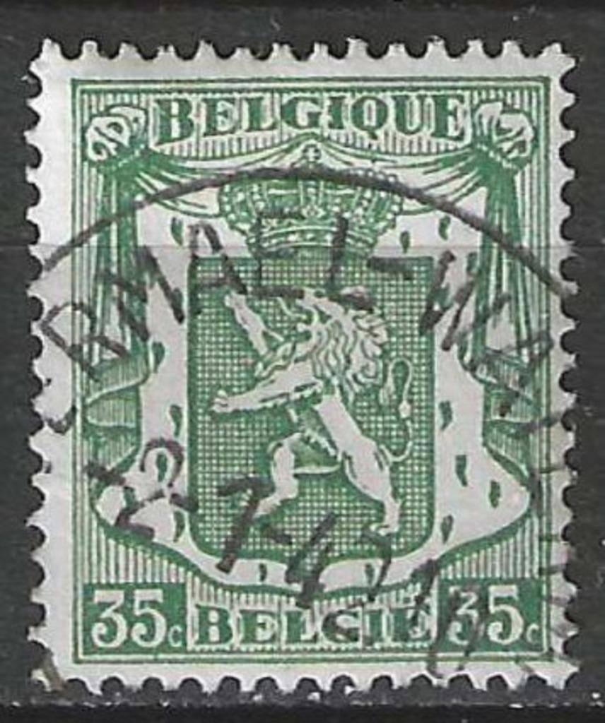 Belgie 1935 - Yvert/OBP 425 - Klein staatswapen 35 c. (ST), Postzegels en Munten, Verzenden, Gestempeld, Gestempeld