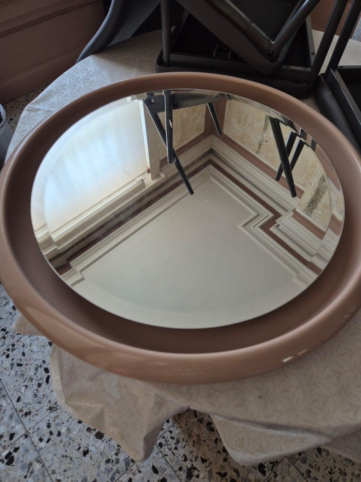 grand miroir céramique rose, Enlèvement
