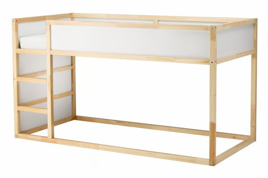 Ikea kura keerbaar kinderbed, Ophalen, Gebruikt, Halfhoogslaper