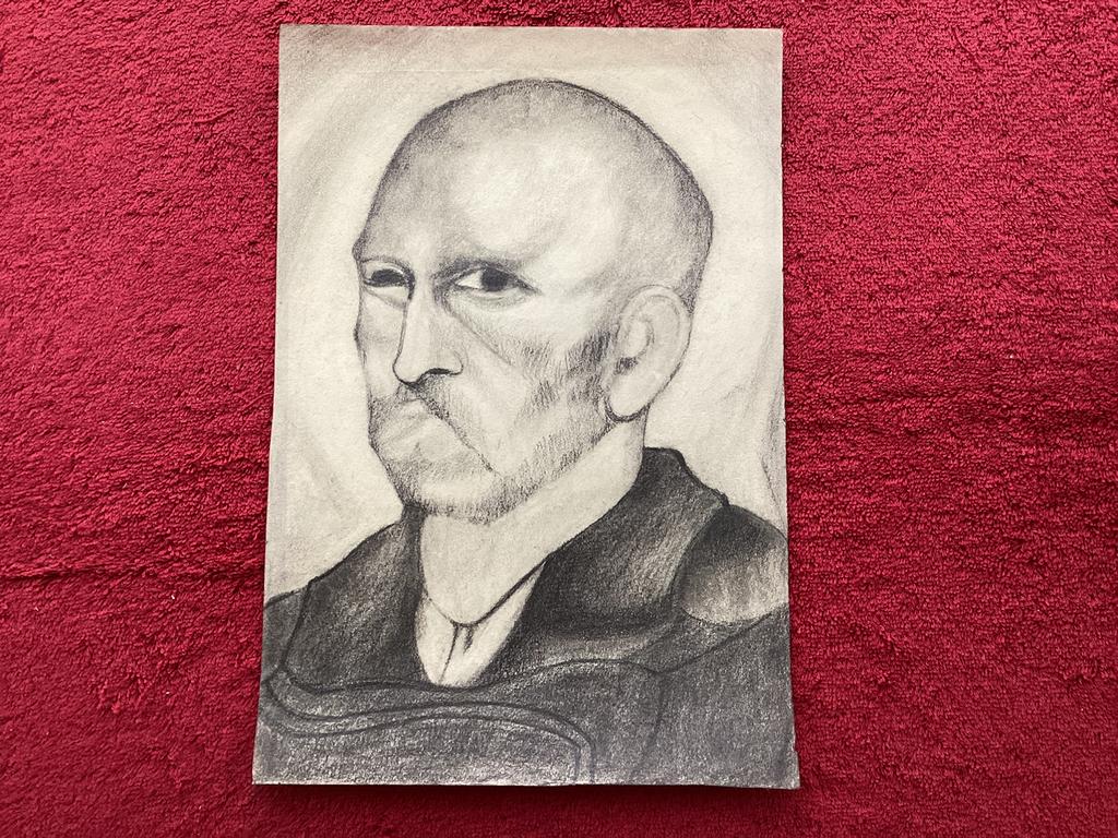 Portret van Vincent van Gogh met COA, Ophalen of Verzenden