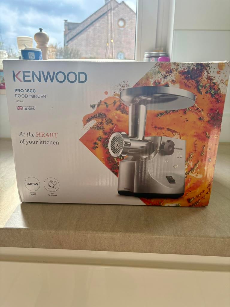 Hachoir Kenwood PRO 1600 neuf (pas utilisé) - Sous garantie, Enlèvement, Comme neuf