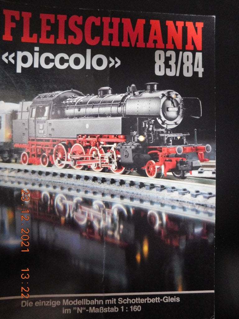 Lot de catalogues FLEISHMANN "N" Piccolo, Analogique, Enlèvement ou Envoi, Fleischmann, Courant alternatif