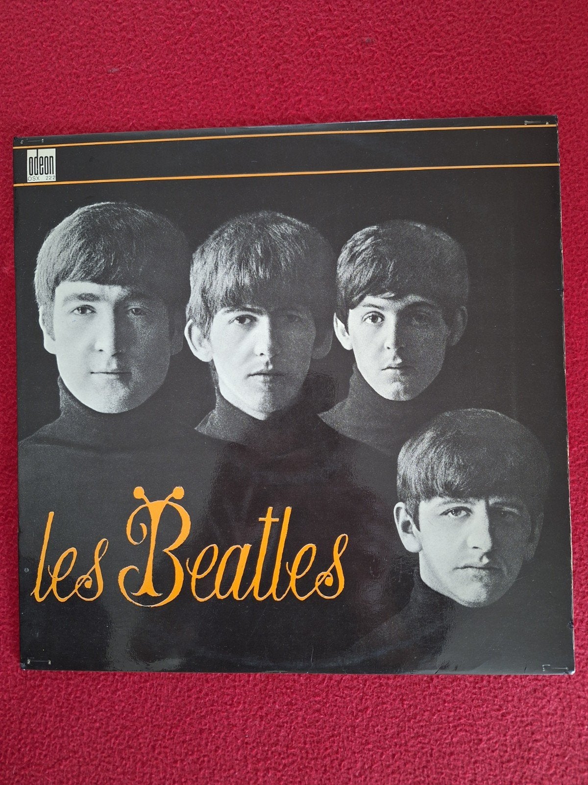 VINYLE RARE The Beatles OSX 222 Original 1964 Odeon FR 33T, Enlèvement ou Envoi