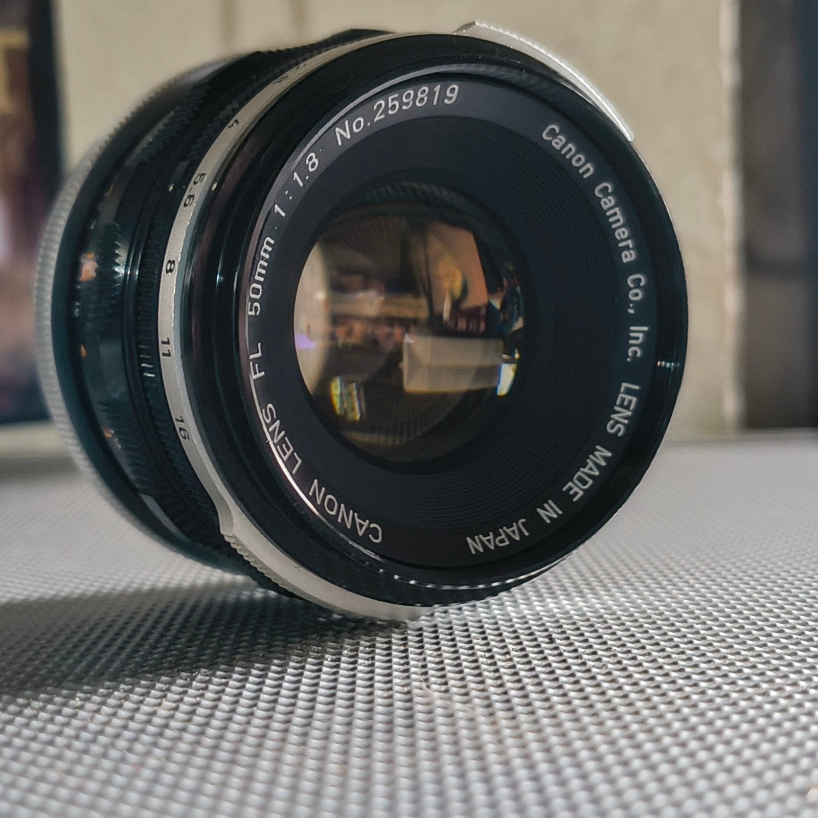 canon fl 50mm 1.8, Ophalen, Gebruikt, Canon, Canon FD