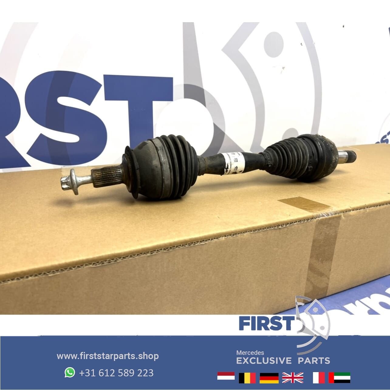 AANDRIJFAS STEEKAS W176 W246 W117 LINKS Mercedes A B CLA Kla, Gebruikt, -, Ophalen of Verzenden, -