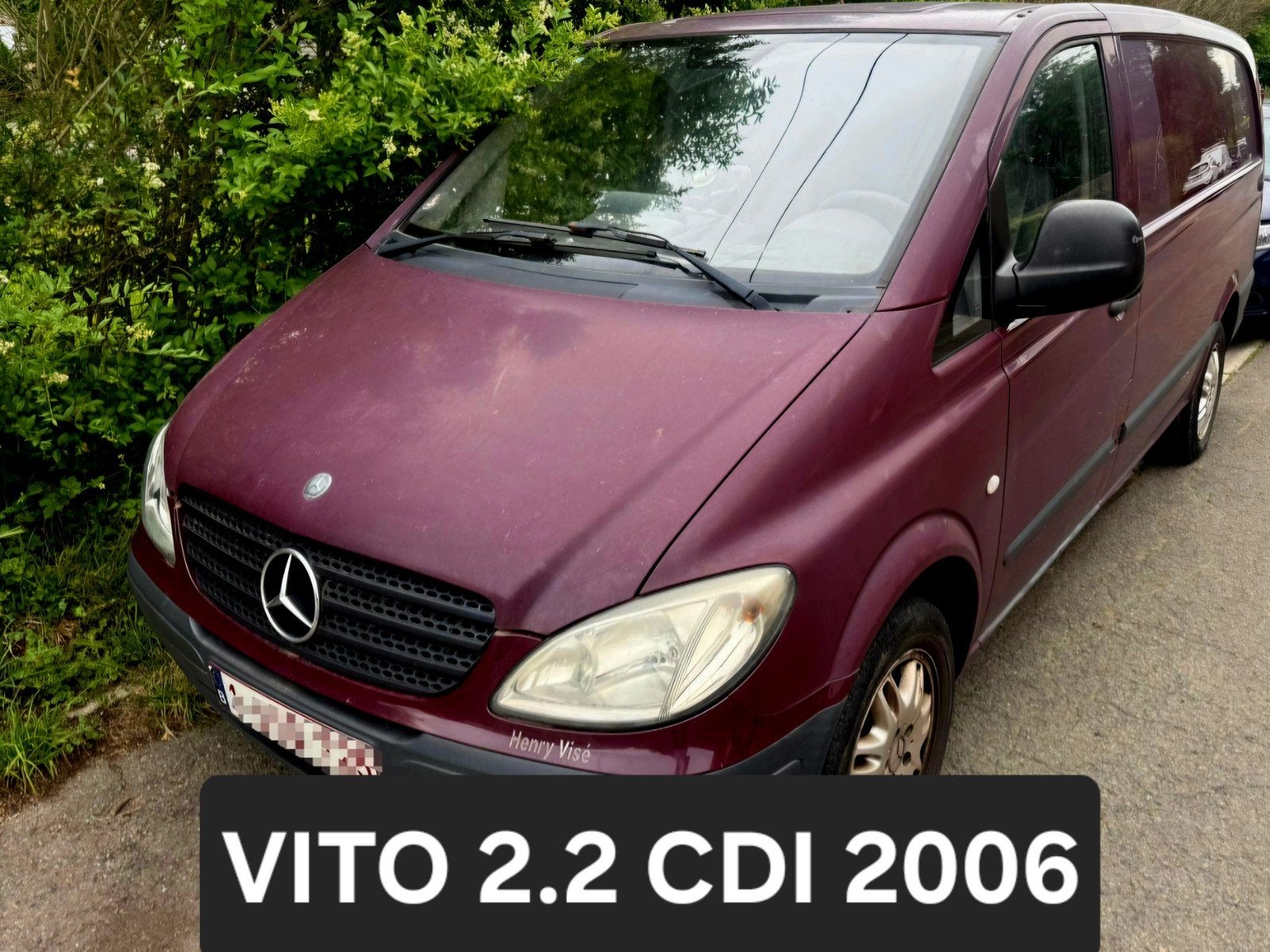 VITO 2006 2.2 CDI MOTEUR OK 304000KM FRAIS A PREVOIR LIRE L, Auto's, Particulier, Te koop
