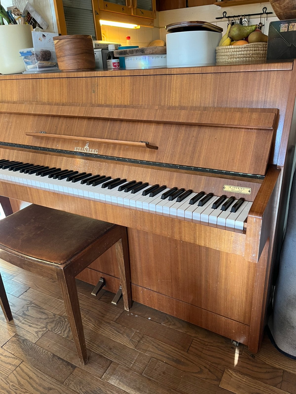 Steinberg piano, Ophalen, Gebruikt, Bruin, Piano