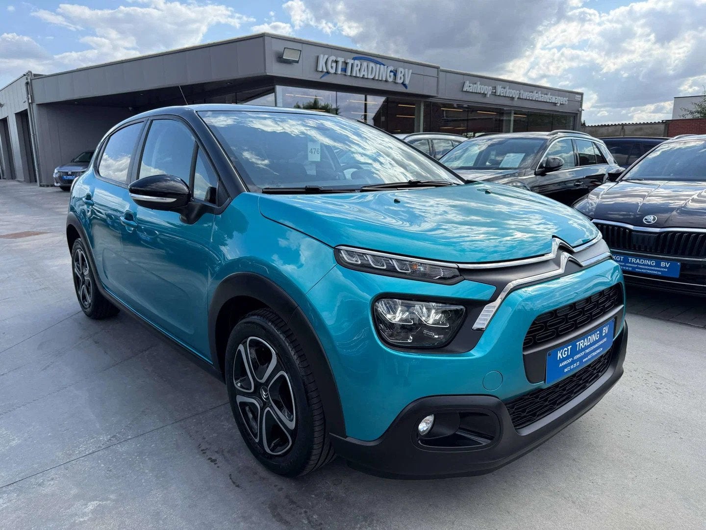 Citroën C3 1.2i 83PK NAVIGATIE CARPLAY BLUETOOTH FULL LED A, Auto's, Stof, 1199 cc, Blauw, 1055 kg
