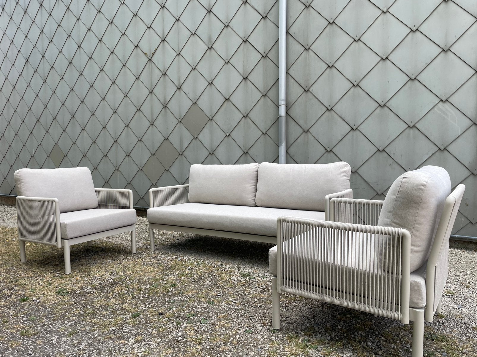 Als nieuw! Moderne loungeset 3+1+1 in topconditie!, Ophalen, Zo goed als nieuw