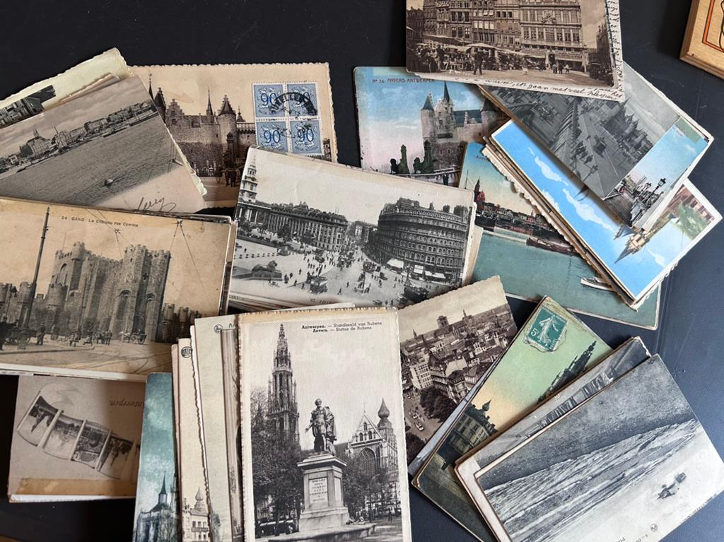 Lot oude postkaarten Antwerpen, Verzamelen, Ophalen, Zo goed als nieuw