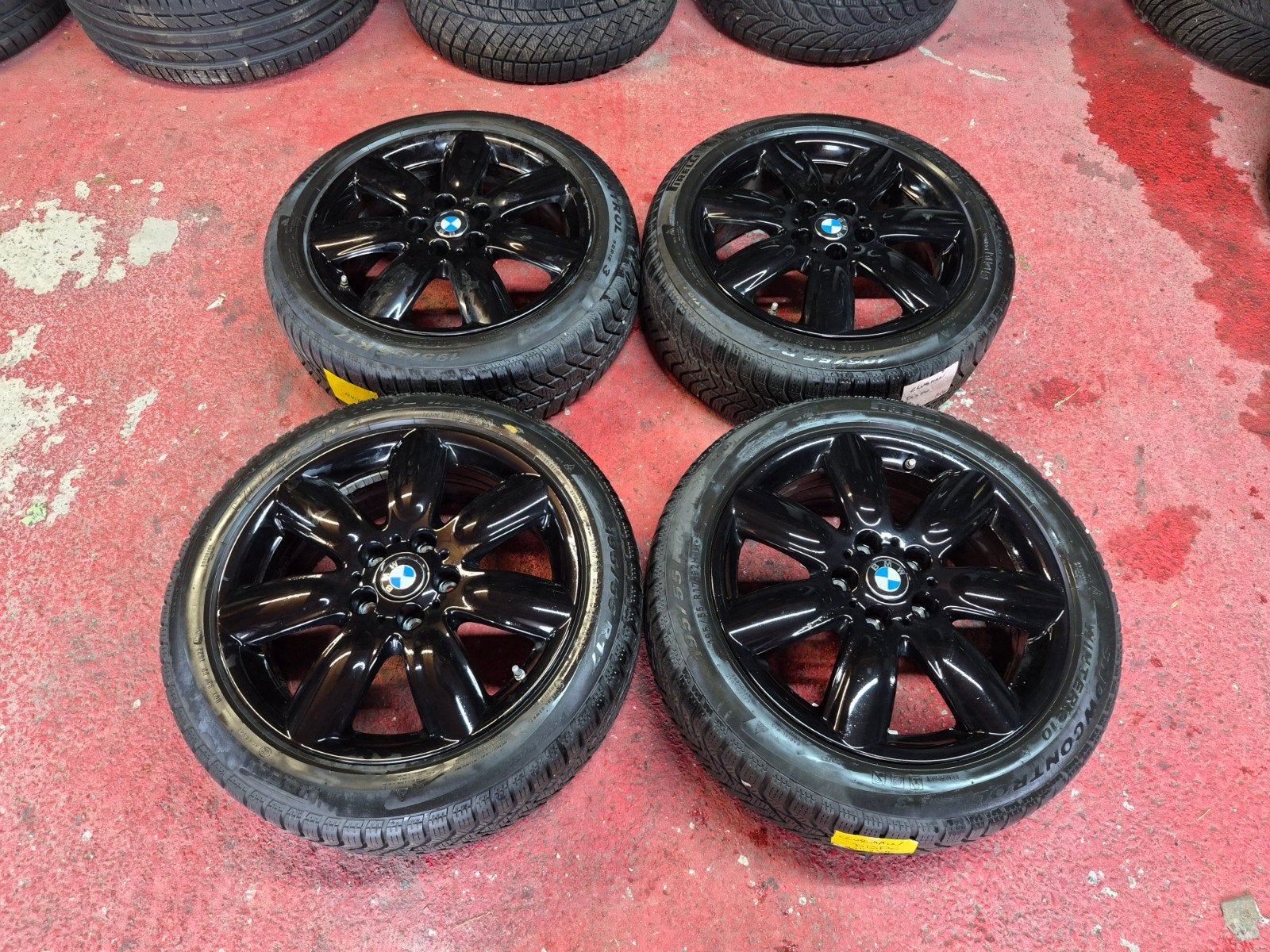 jantes BMW origine 17" kit hiver série 1 et 2 F40 F44, Enlèvement, Utilisé, BMW