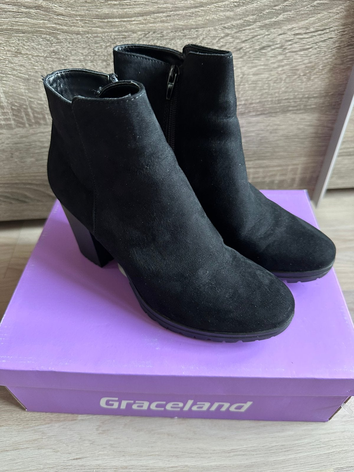 Botjes , maat 37, Comme neuf, Enlèvement, Boots et Botinnes, Noir