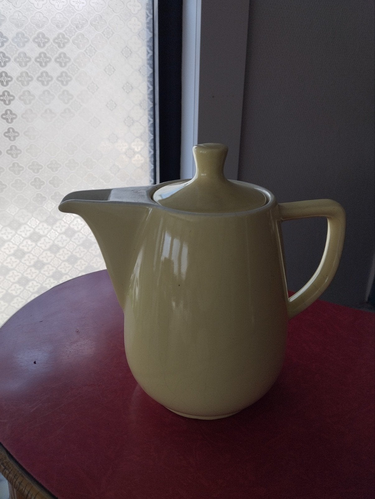 vintage botergele koffiekan, Antiek en Kunst, Ophalen
