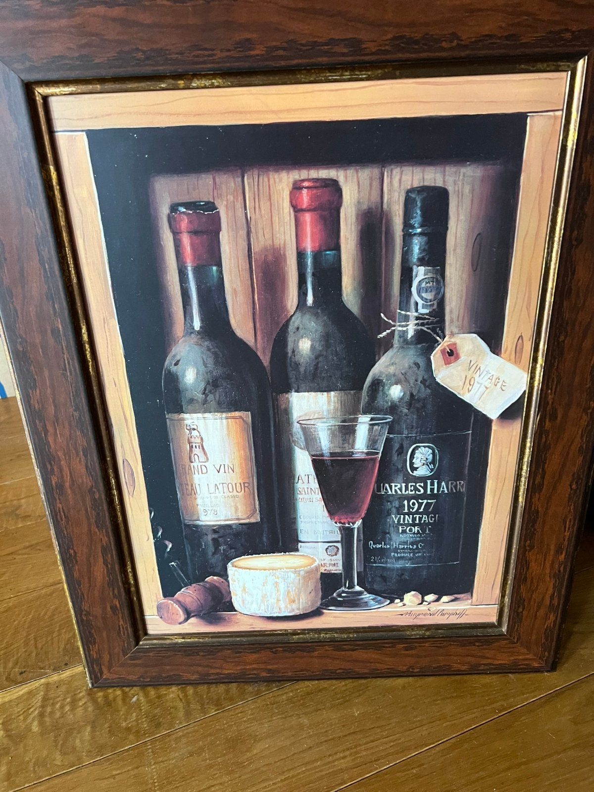 Belle peinture et cadre, Enlèvement