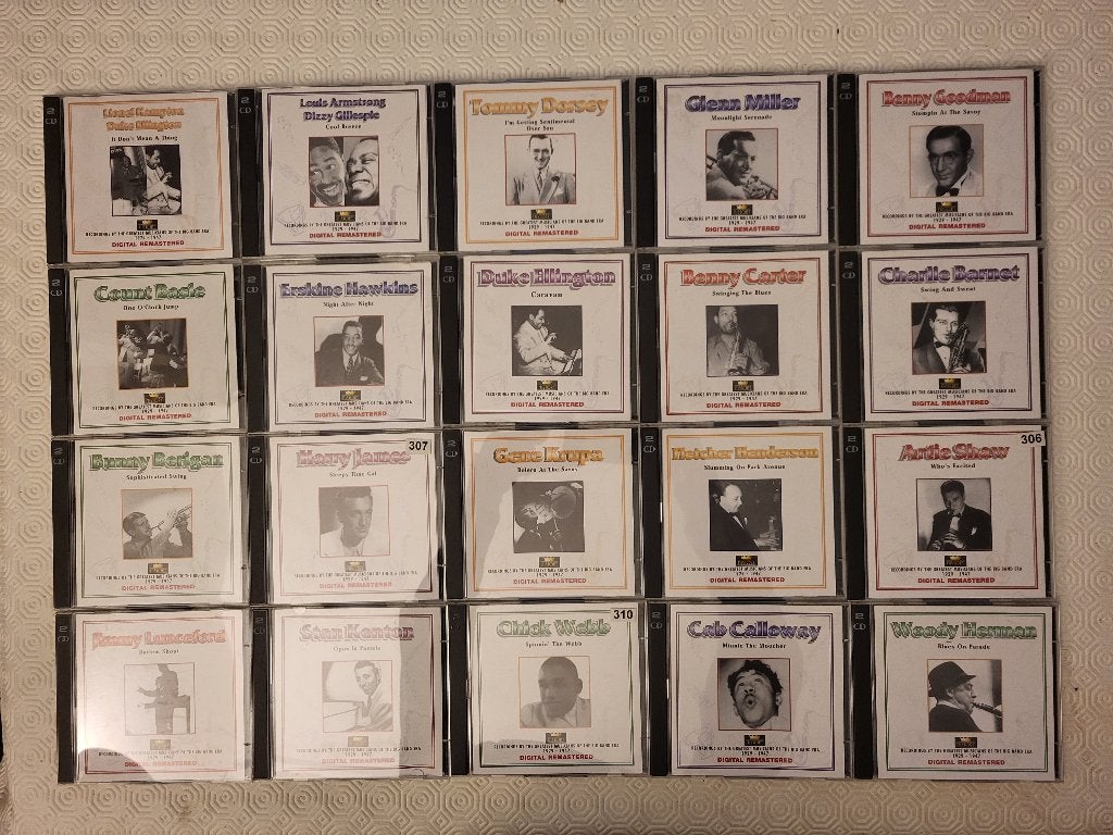 CD Recordings by the Greatest Musicians of the Big Band Era, CD & DVD, Enlèvement, Comme neuf, Jazz, Album