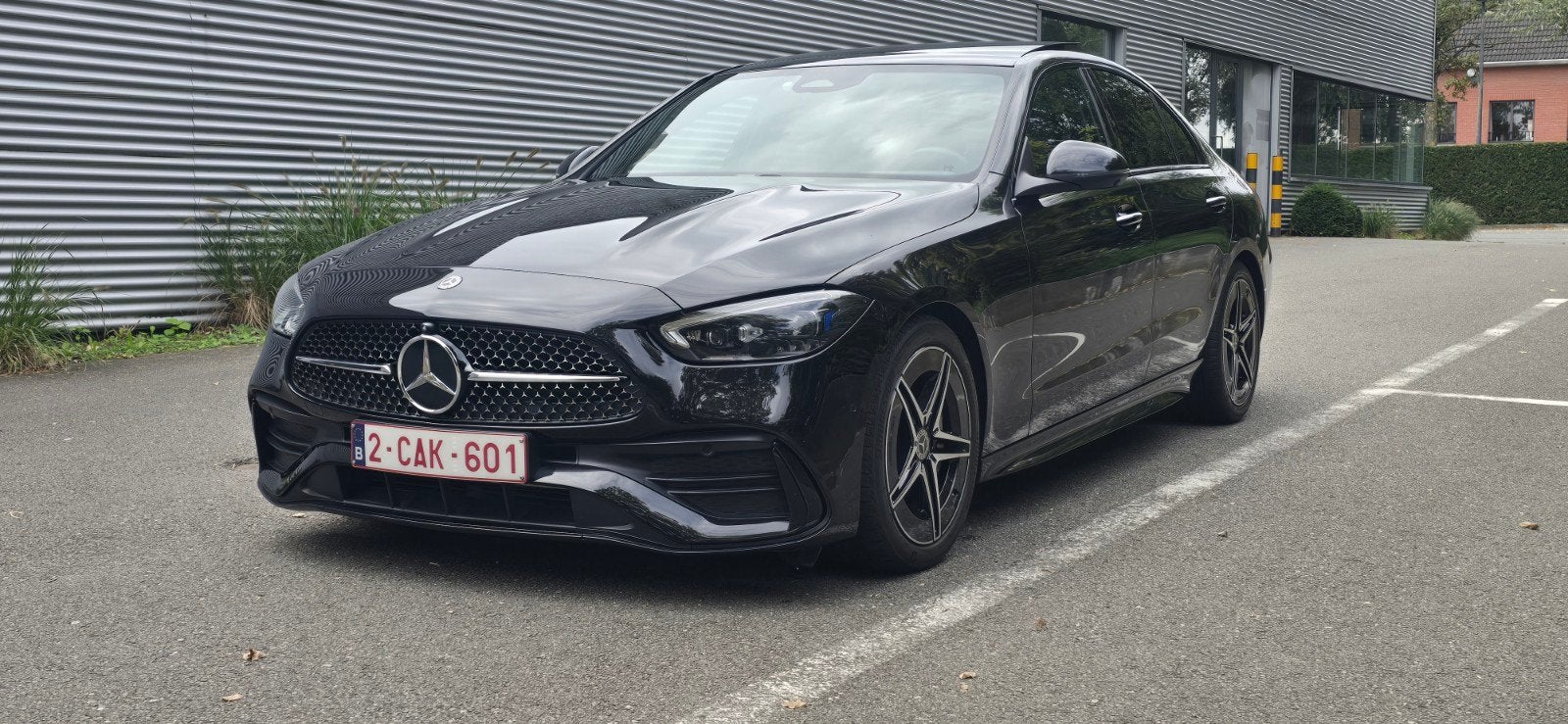 Mercedes c klasse  2022  diesel 2.0 km70.000  automaat euro6, Automaat, Dealer onderhouden, Euro 6, Zwart