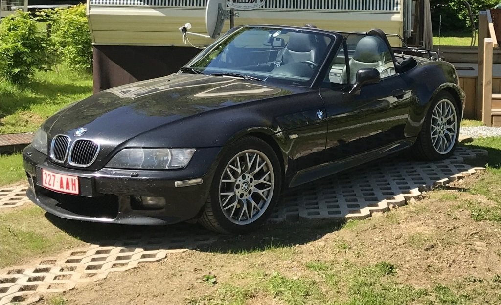 BMW Z3 3.0i Roadster Pack, Auto's, Achterwielaandrijving, Zwart, Cabriolet, Leder