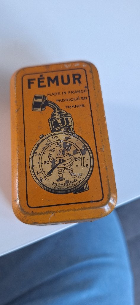 Rare manomètre Michelin Fémur complet, Antiquités & Art, Enlèvement ou Envoi
