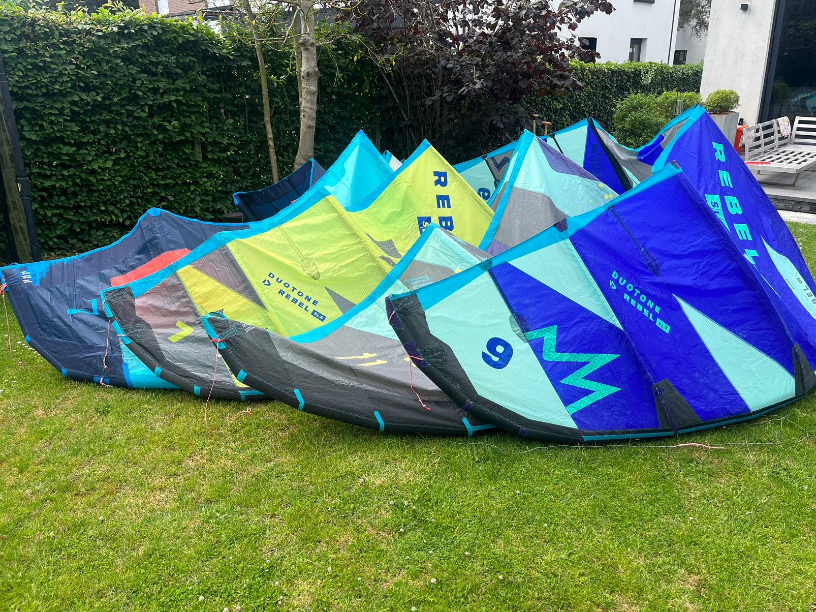 Duotone SLS Kite Evo Rebel Dice, Watersport en Boten, Kitesurfen, Geen board, Ophalen, Gebruikt, Kite