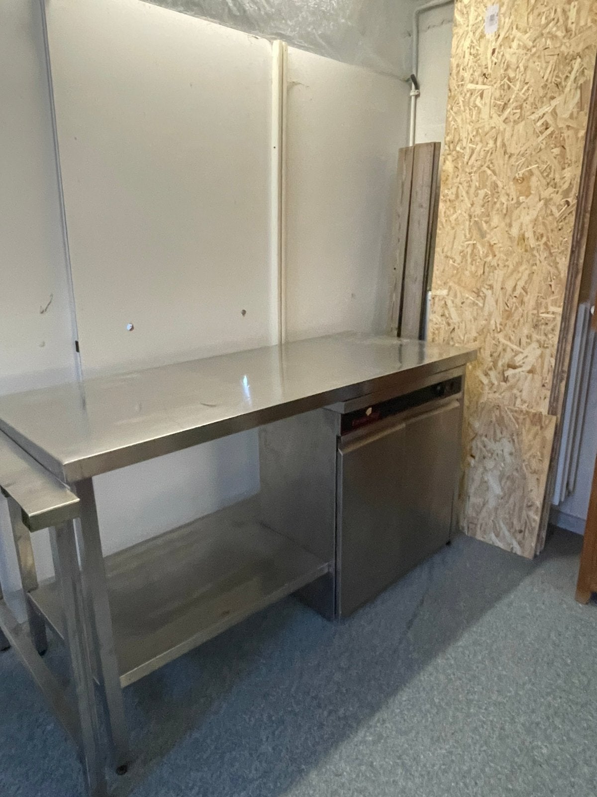 Table en inox, Enlèvement, Utilisé, Mobilier en inox