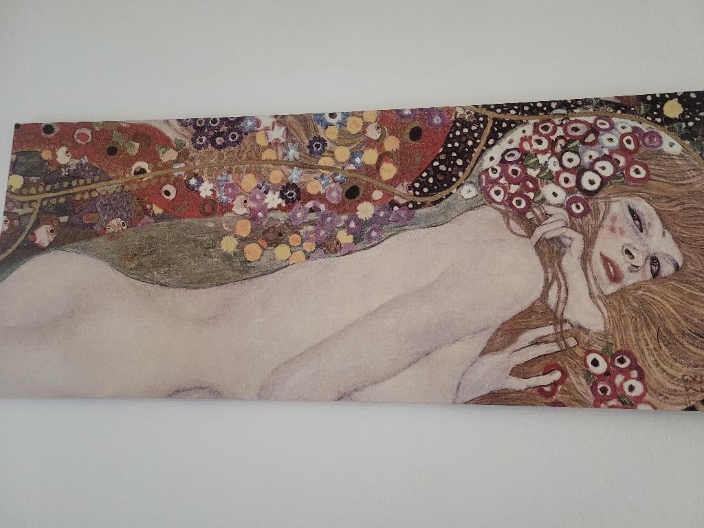 Canvas Klimt, 125 cm ou plus, Comme neuf, Enlèvement, Imprimé