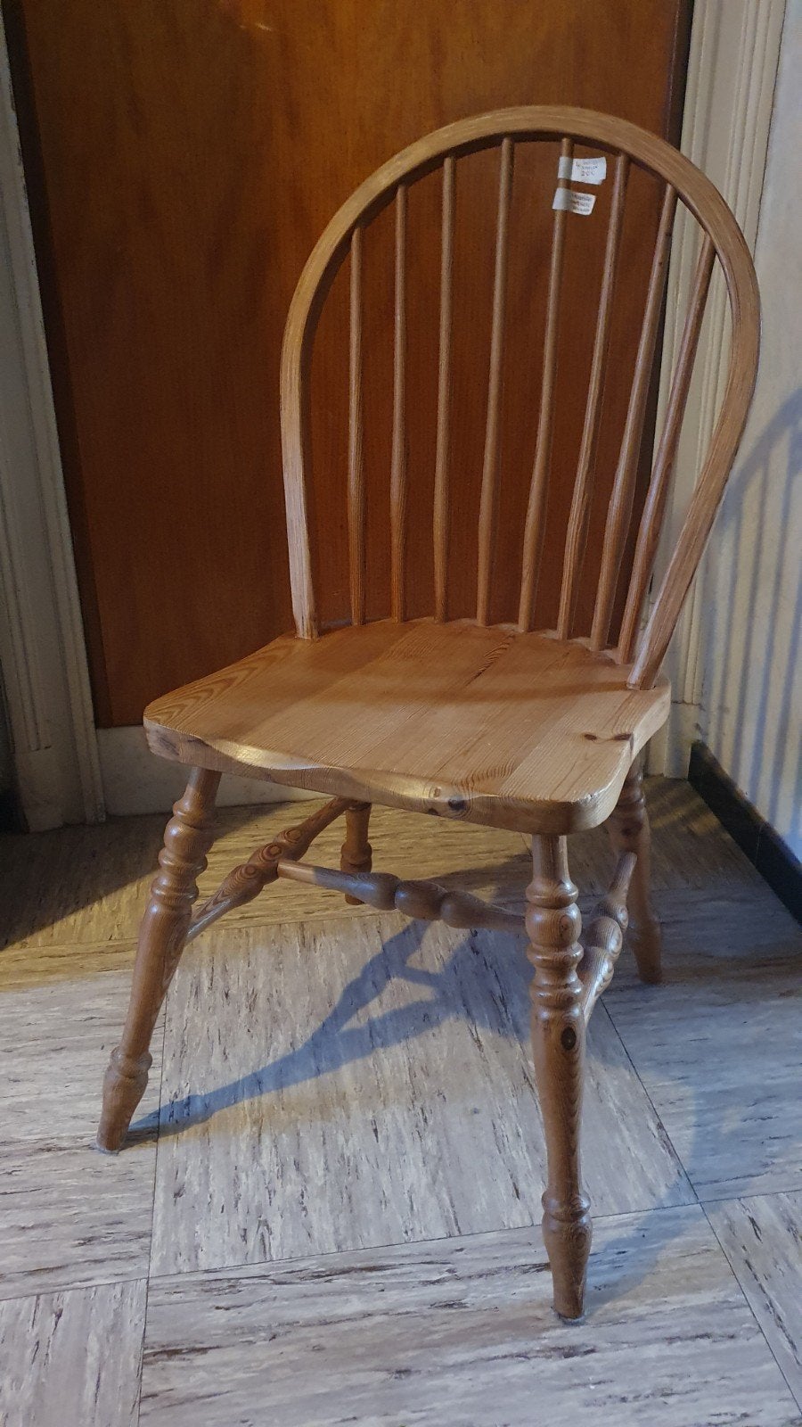 4 houten stoelen, Maison & Meubles, Brun, Enlèvement, Utilisé, Bois