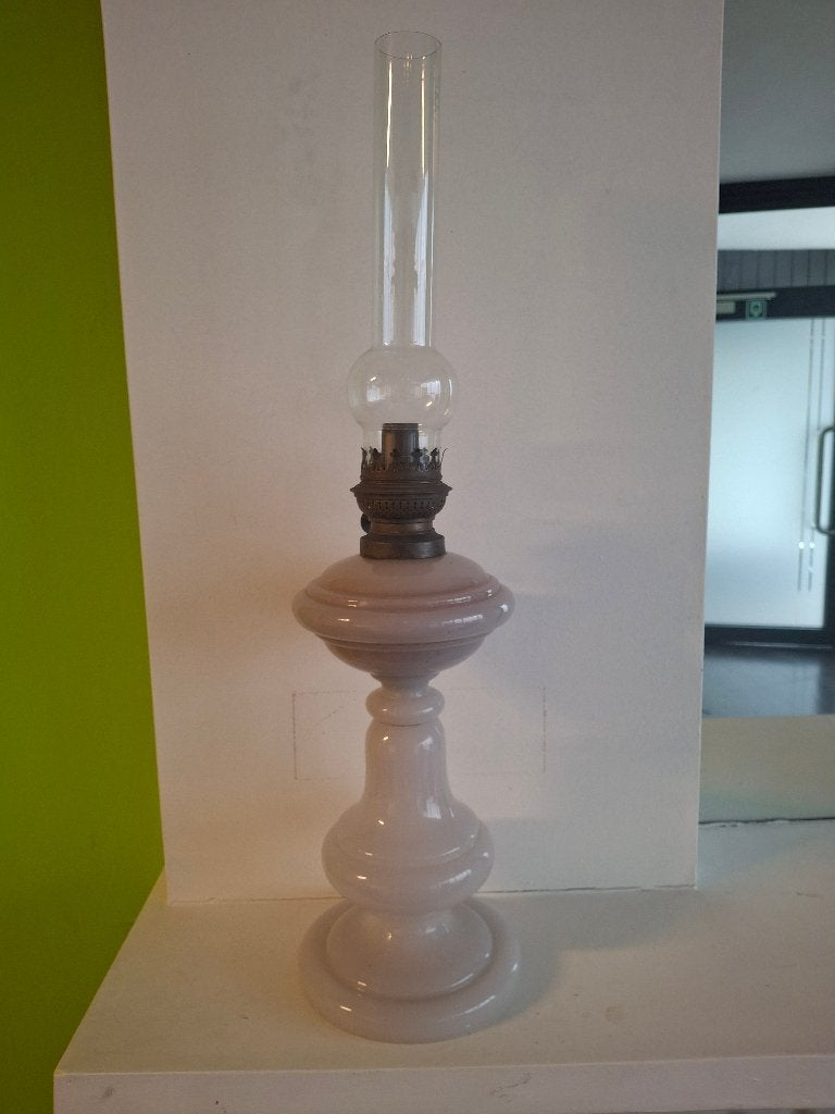 Petroleumlamp, opaline, Ophalen