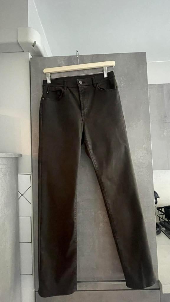 Nieuw MASSIMO DUTTI bruine rechte broek M, Nieuw, Ophalen of Verzenden, Lang, Bruin