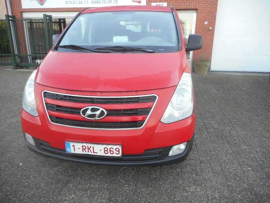 Hyundai H1 - 3zitter - 2016+ airco+trekhaak slechts 135000km, Auto's, Euro 5, Stof, 2497 cc, Electronic Stability Program (ESP)