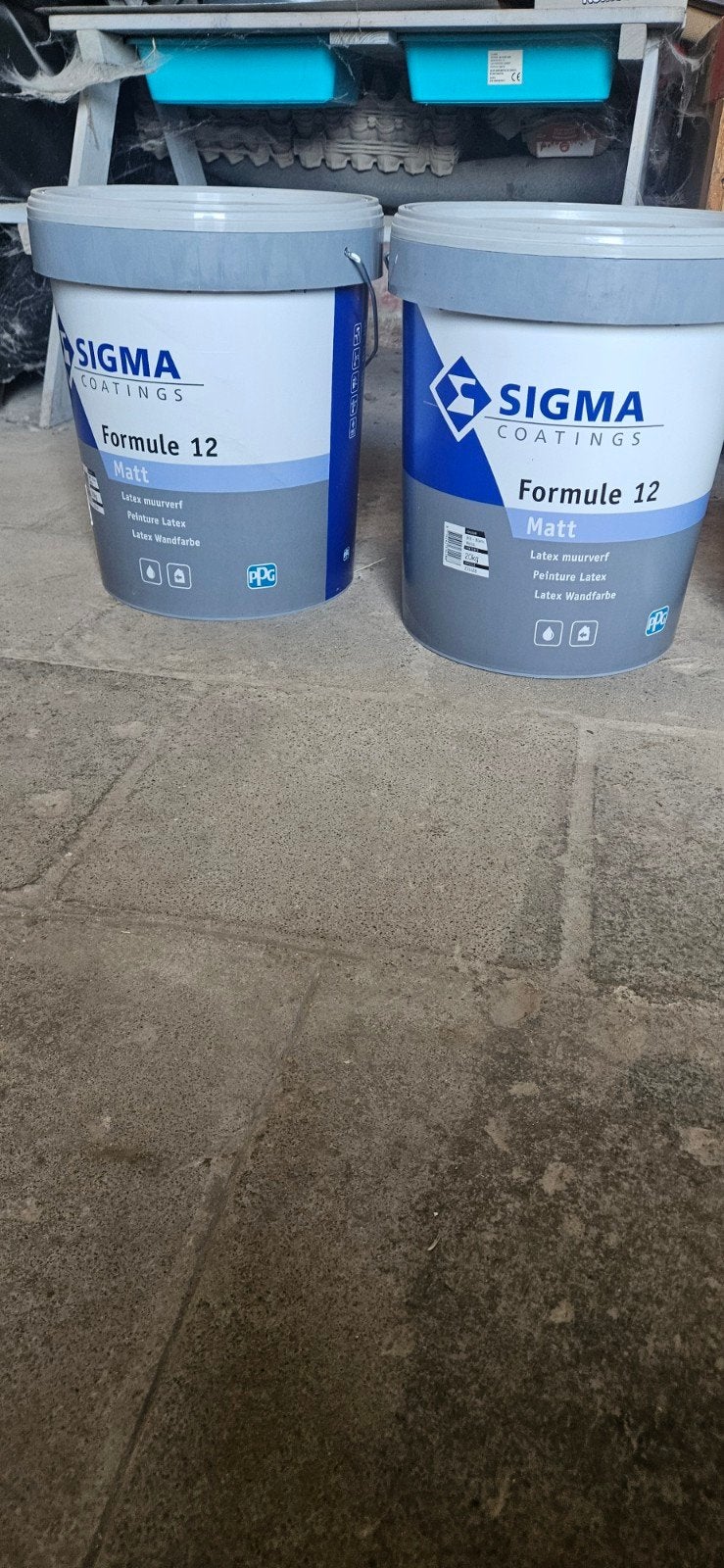 2 potten formule 12 sigma en 1 pot Trimetal Primer ongeopend, Doe-het-zelf en Bouw, Ophalen, Verf