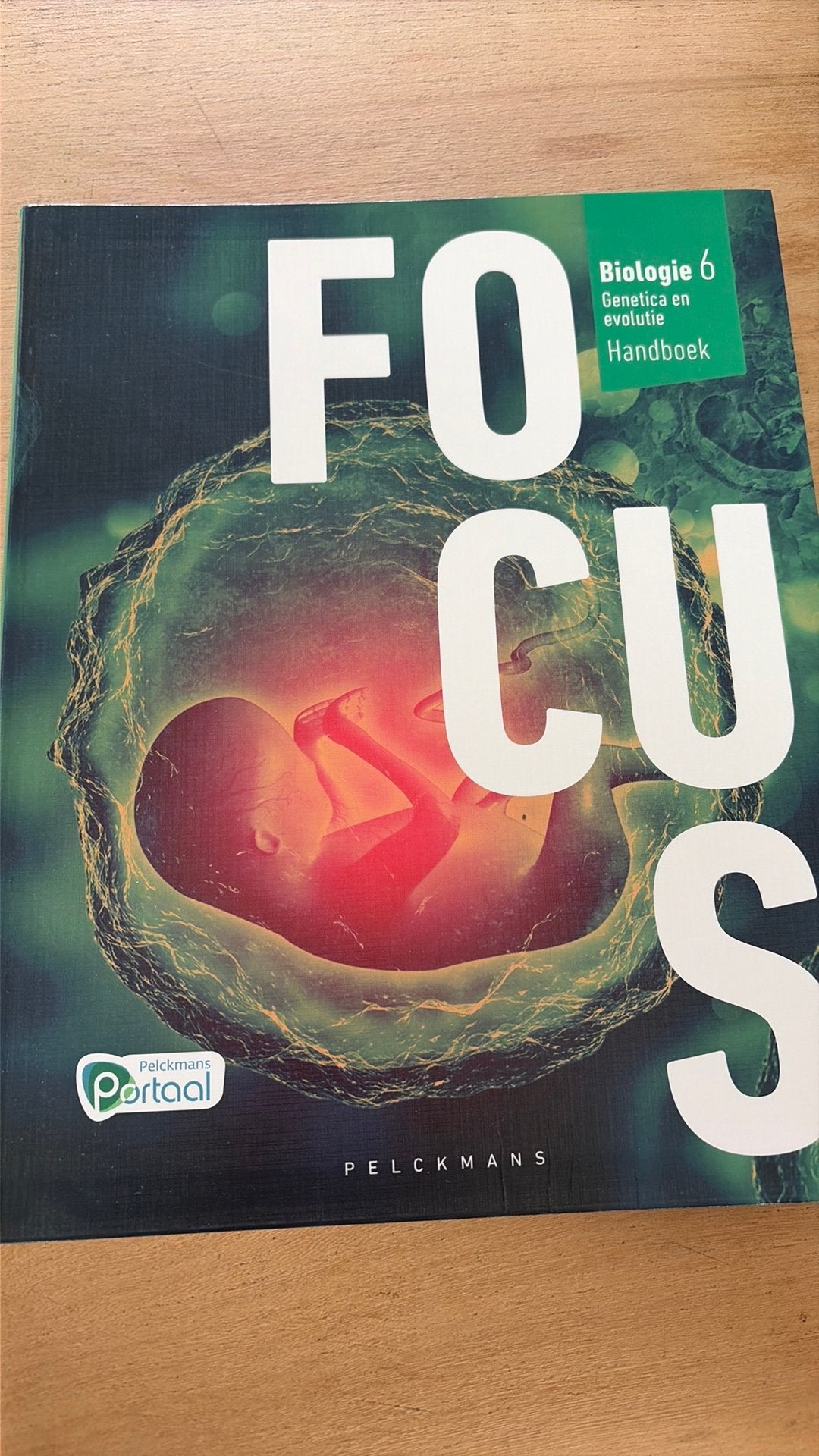 Focus Biologie 6 Genetica en evolutie Handboek (incl. Pelckm, Boeken, Ophalen, Nieuw, ASO, Biologie