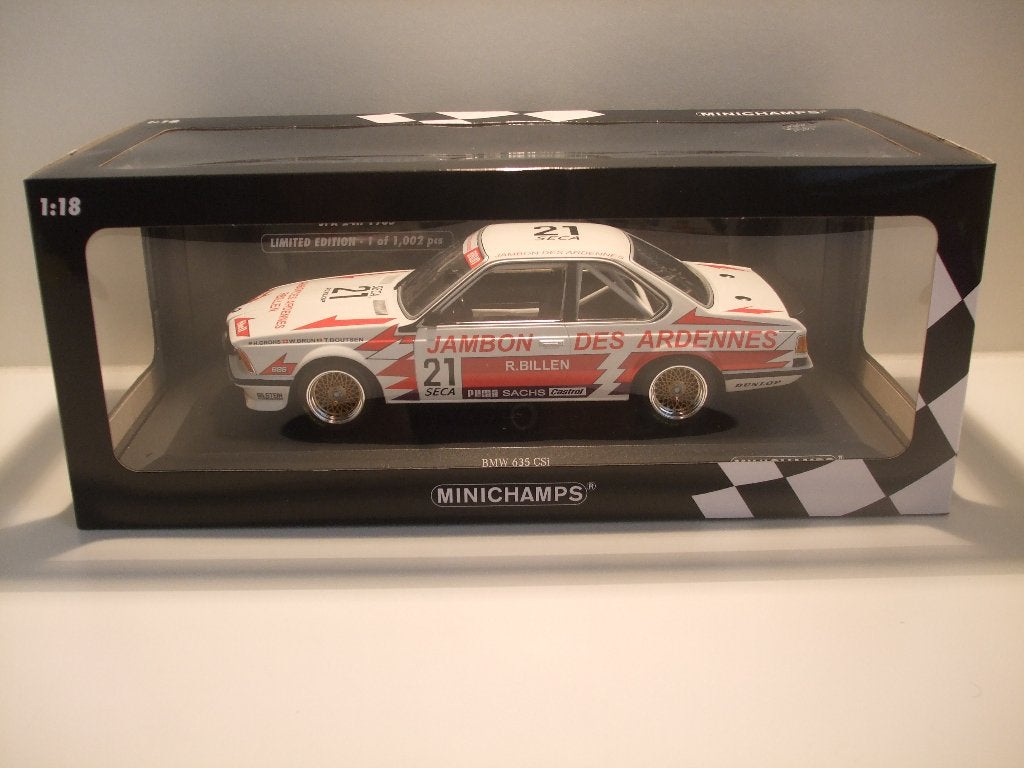 Bmw 635 Csi #21 24h Spa 1985 Minichamps 1/18 NEUF, Enlèvement ou Envoi, Neuf, Voiture, MiniChamps