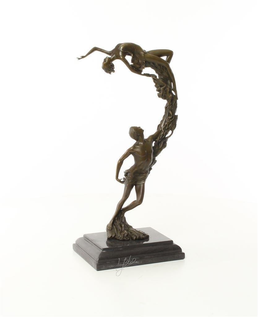 bronzen beeld van dansende man en vrouw , aanbieding, Ophalen of Verzenden, Nieuw